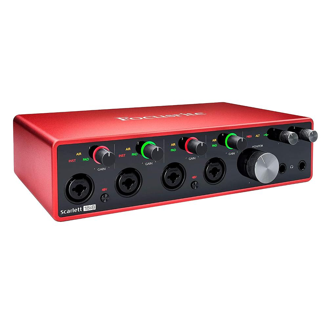 Interfaz Focusrite Scarlett 18i8 3rd. Gen 2