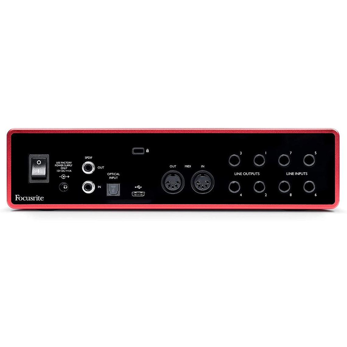 Interfaz Focusrite Scarlett 18i8 3rd. Gen 3