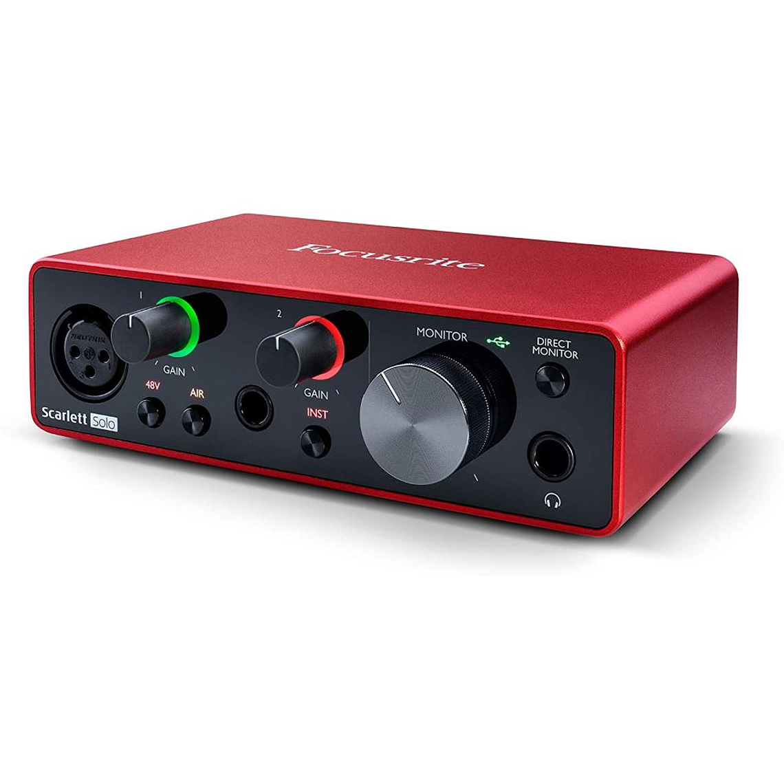 Interfaz Focusrite Scarlett Solo 3rd. Gen 3