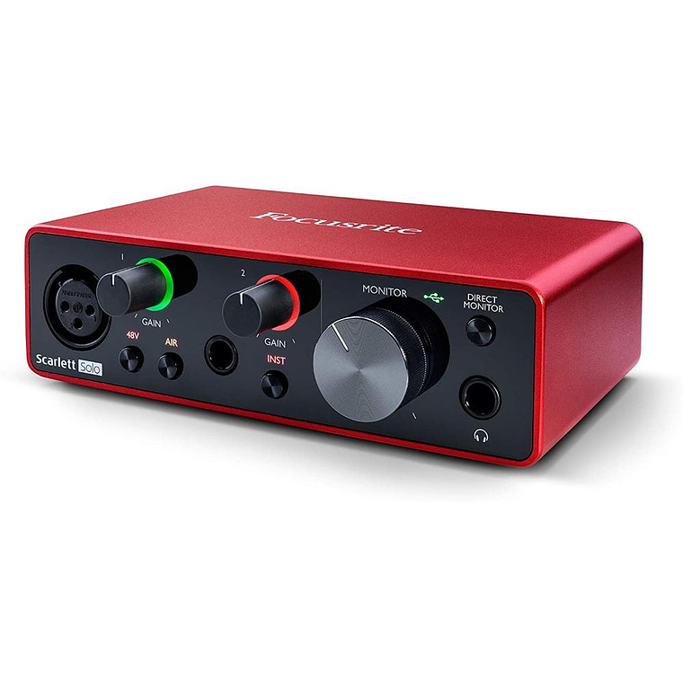 Interfaz Focusrite Scarlett Solo 3rd. Gen 3