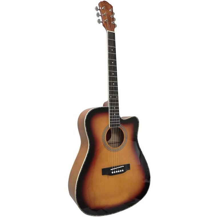 Guitarra Acustica Folk 41'' Sevillana 9108 Sunburst 2