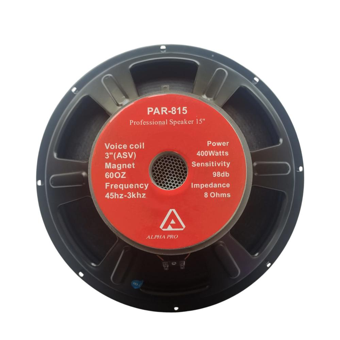 Woofer 15 pulgadas Alpha Pro PAR-915 2
