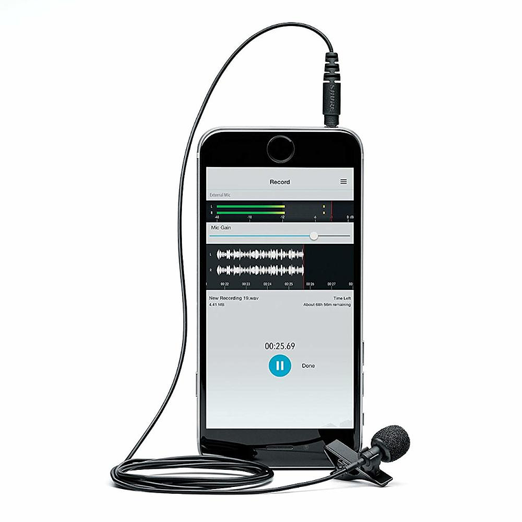 Microfono 3.5 Shure MOTIV MVL/A 2
