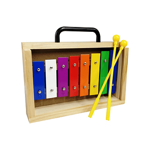 Metalofono 8 notas colores Nutech 5937