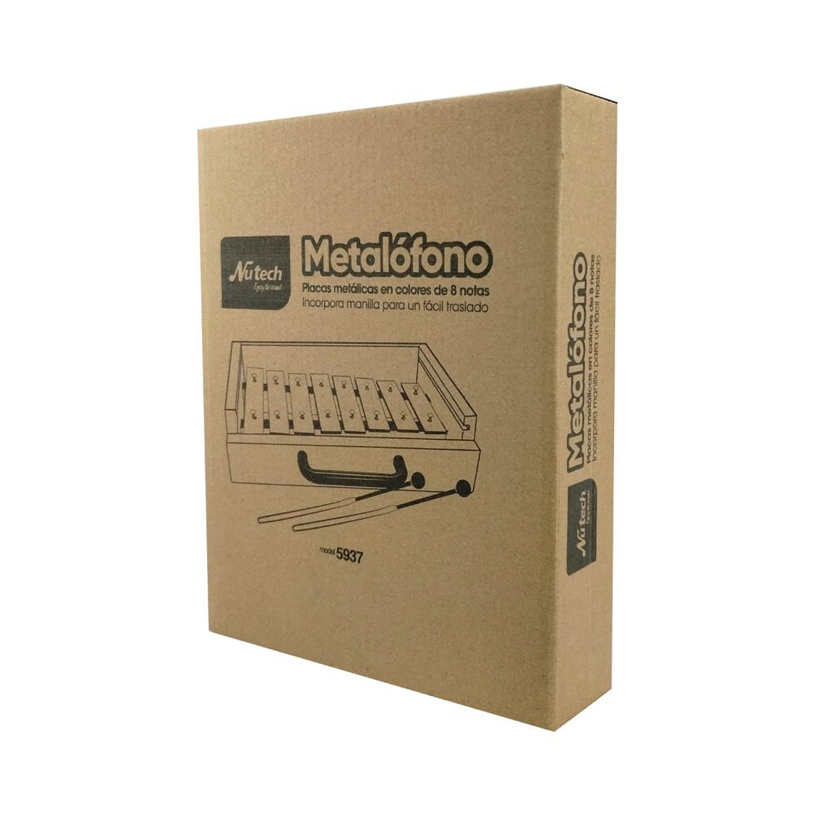 Metalofono 8 notas colores Nutech 5937 3
