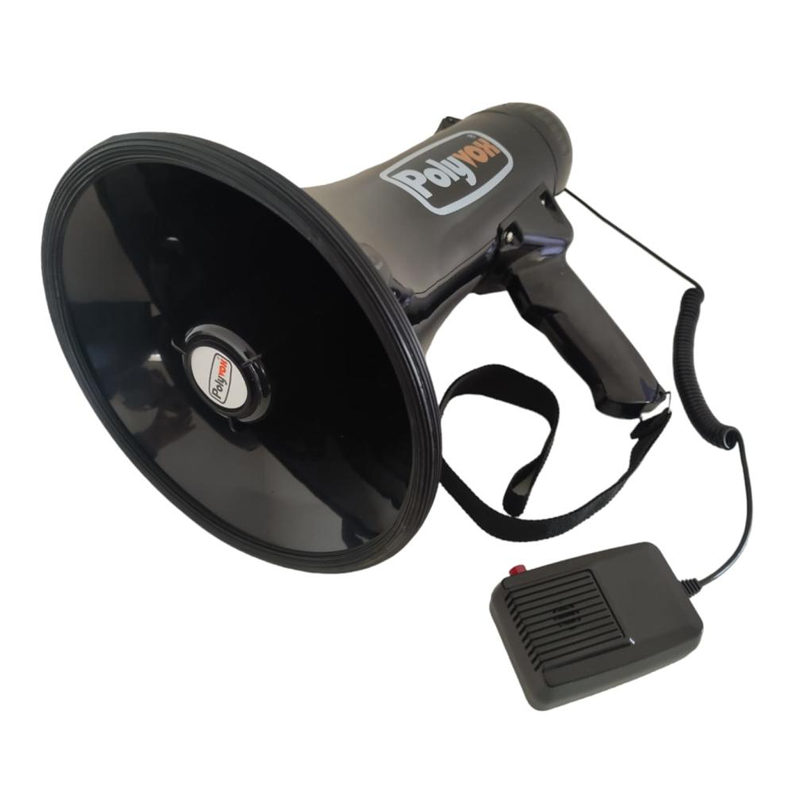 Megafono Recargable de 20W Polyvox PYV-111A/BK 2