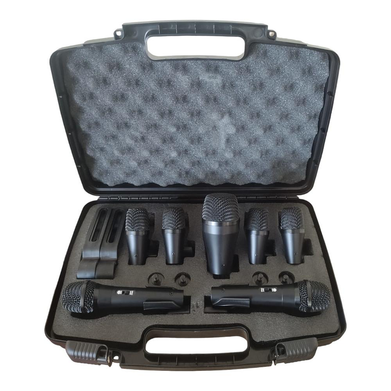 Kit de 7 microfonos para bateria Fidek DRUMKIT7 DK7 2