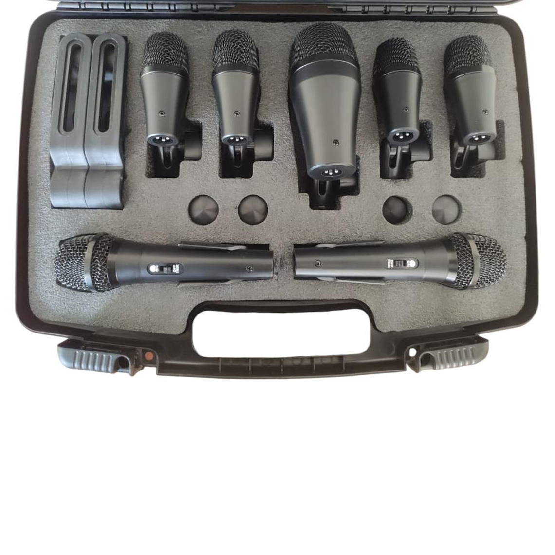 Kit de 7 microfonos para bateria Fidek DRUMKIT7 DK7 6