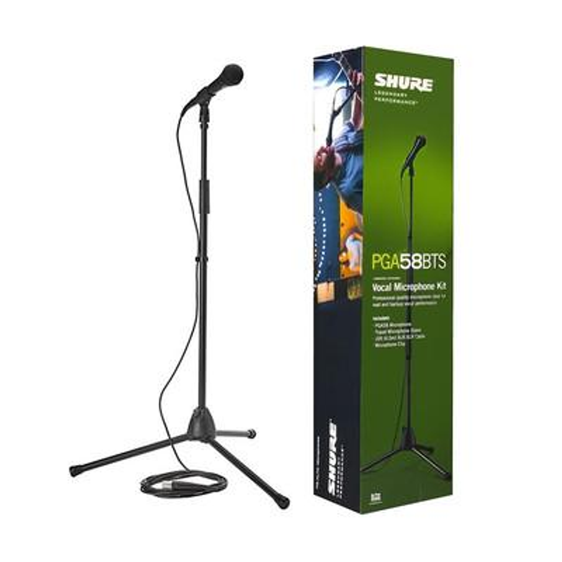 Kit Microfono Vocal Shure PGA58 BTS 1