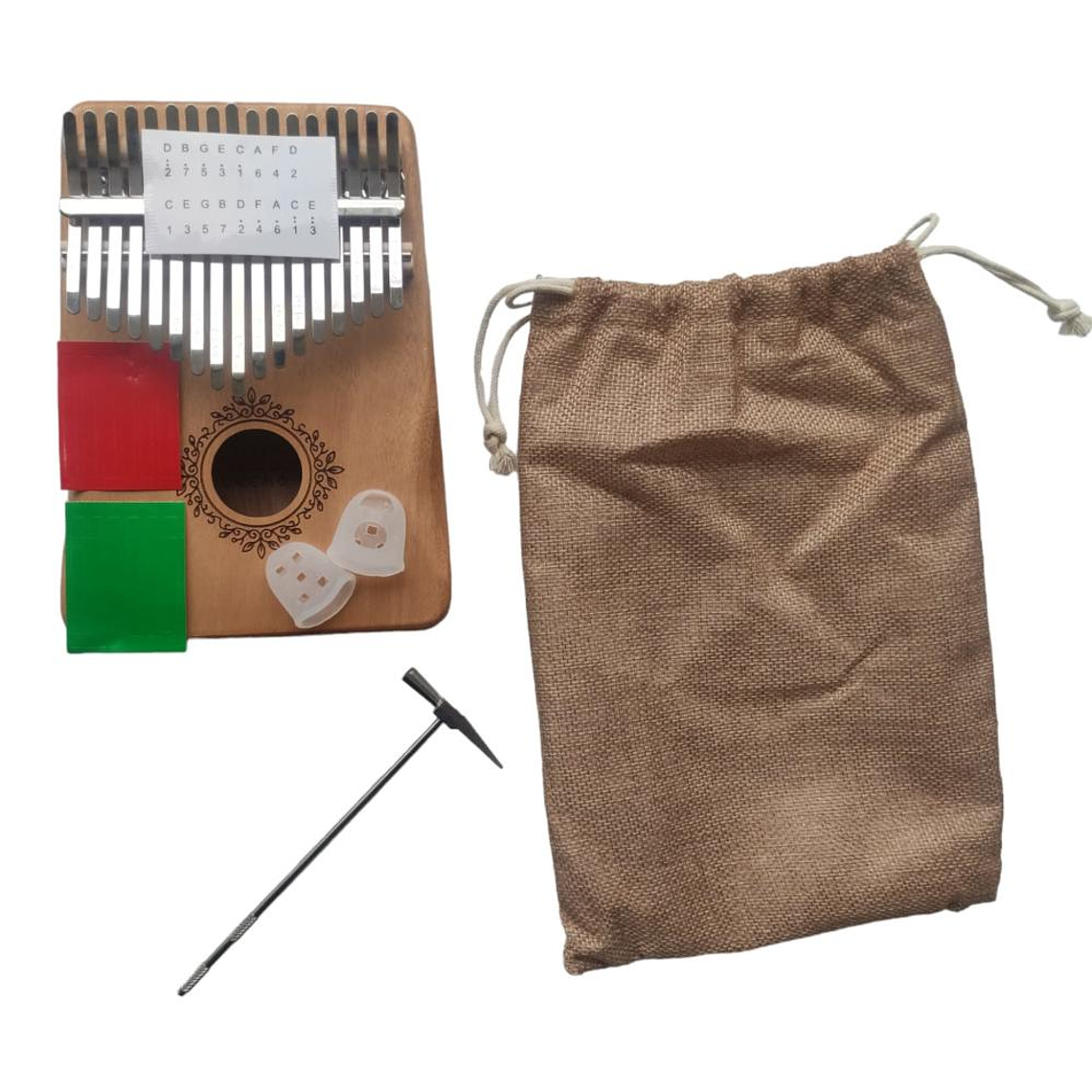 Kalimba de 17 notas Entretemusica CA-17T 6