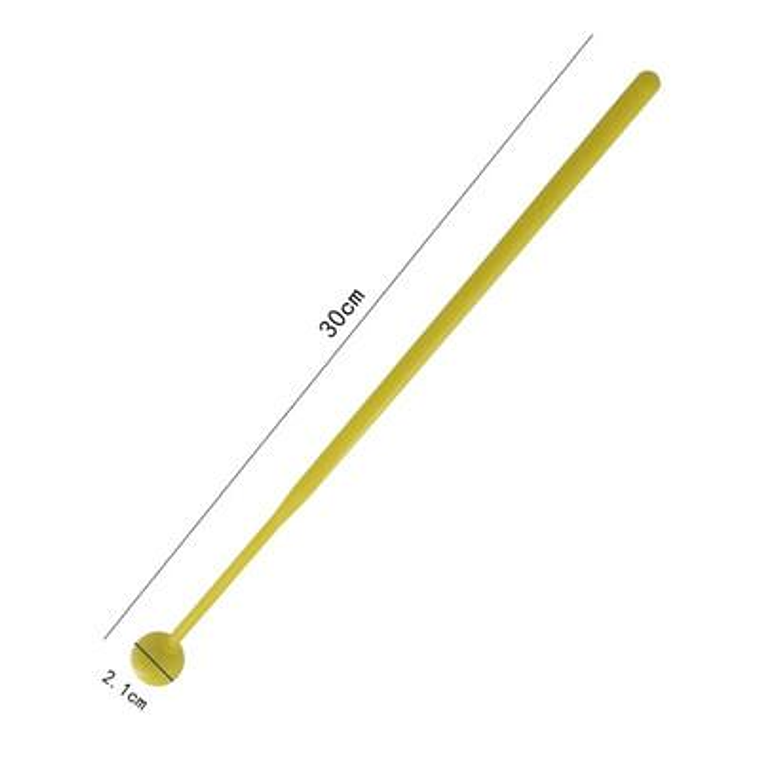 Mallete de Lira 30 cm Mlion Amarillo 2