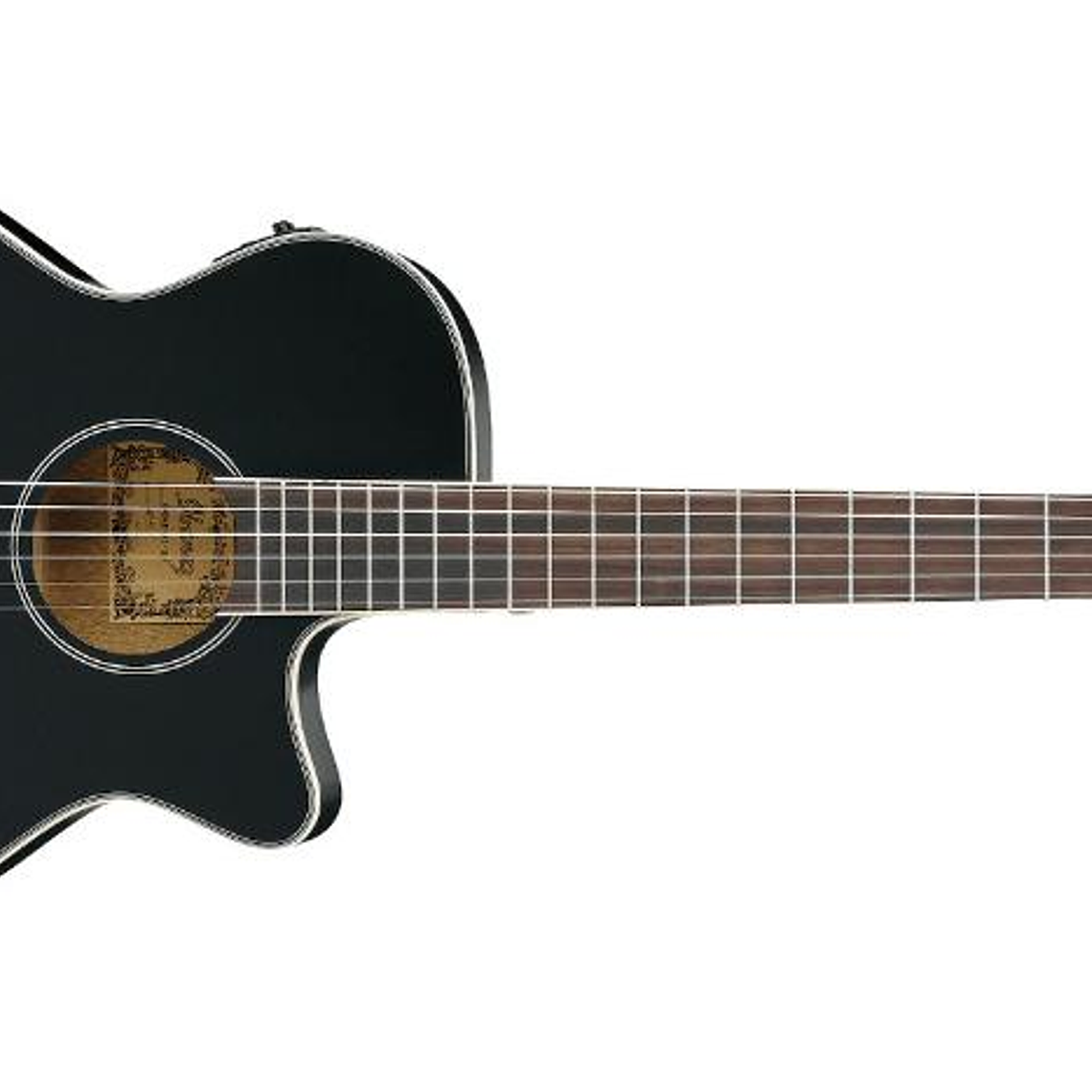 Guitarra Electroacustica Ibanez AEG8TNE BKF 1