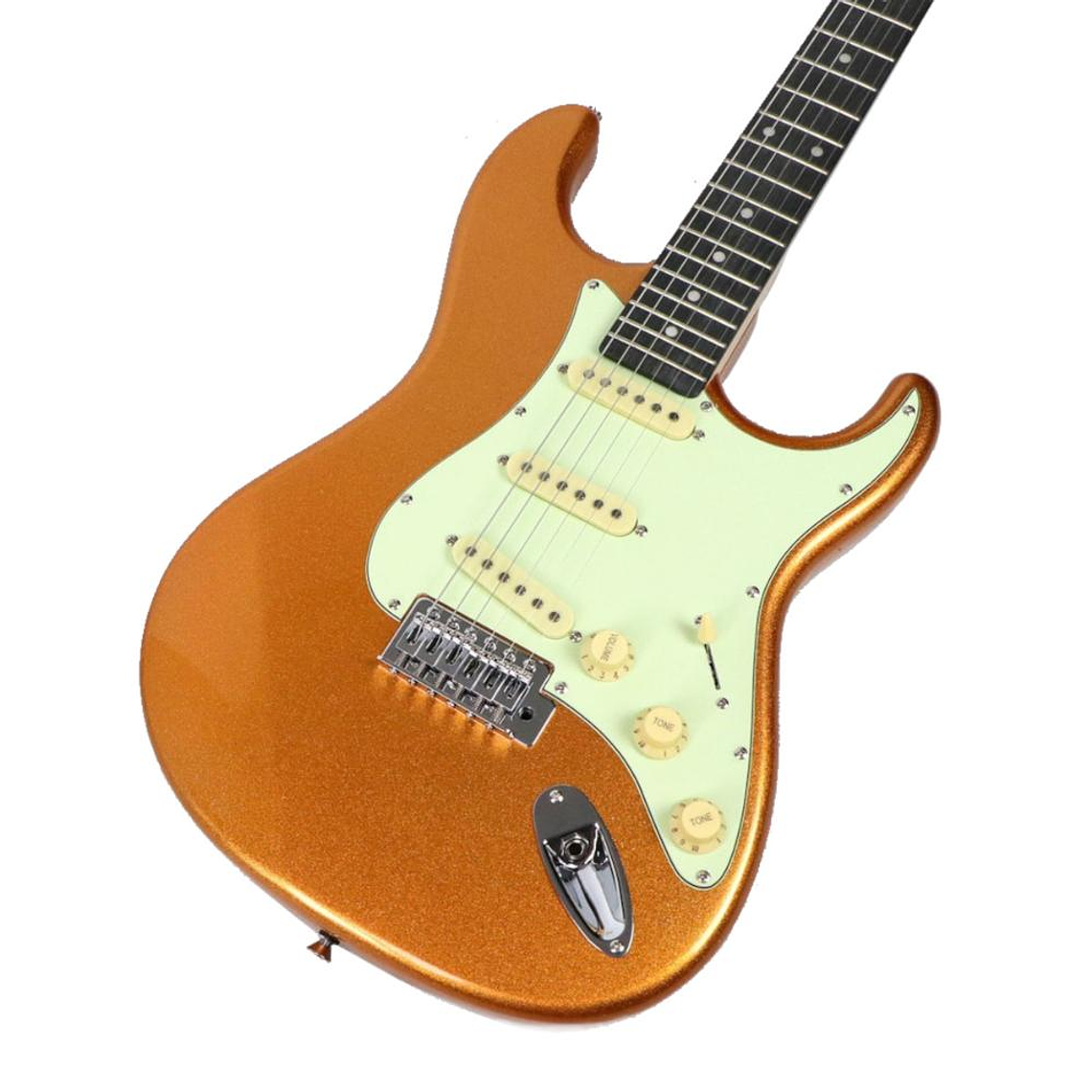 Guitarra Electrica Tagima TG-500 Metallic Gold Yellow 2