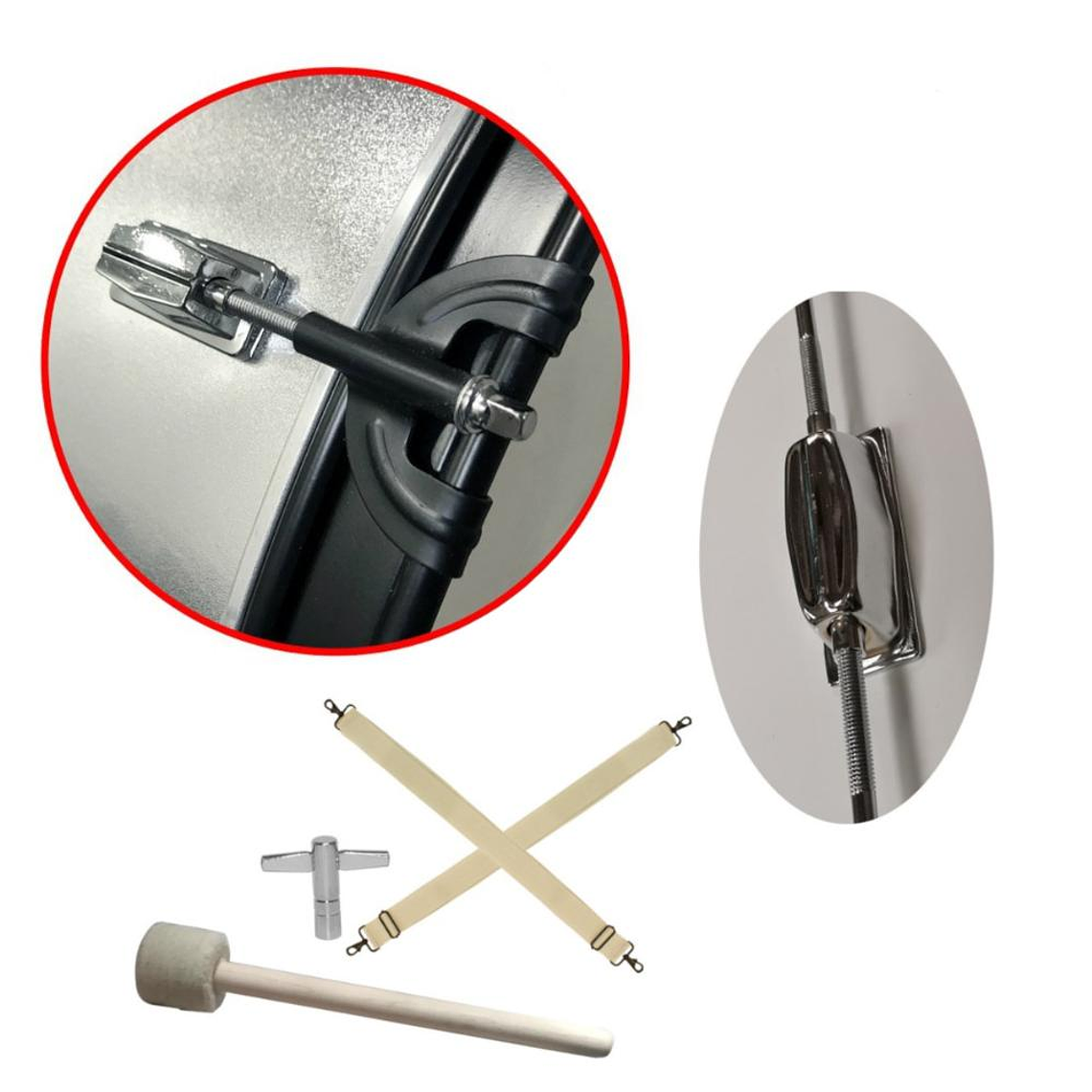 Bombo de banda 26'' x 14'' con arnes RMX MBS-2614SLA 2