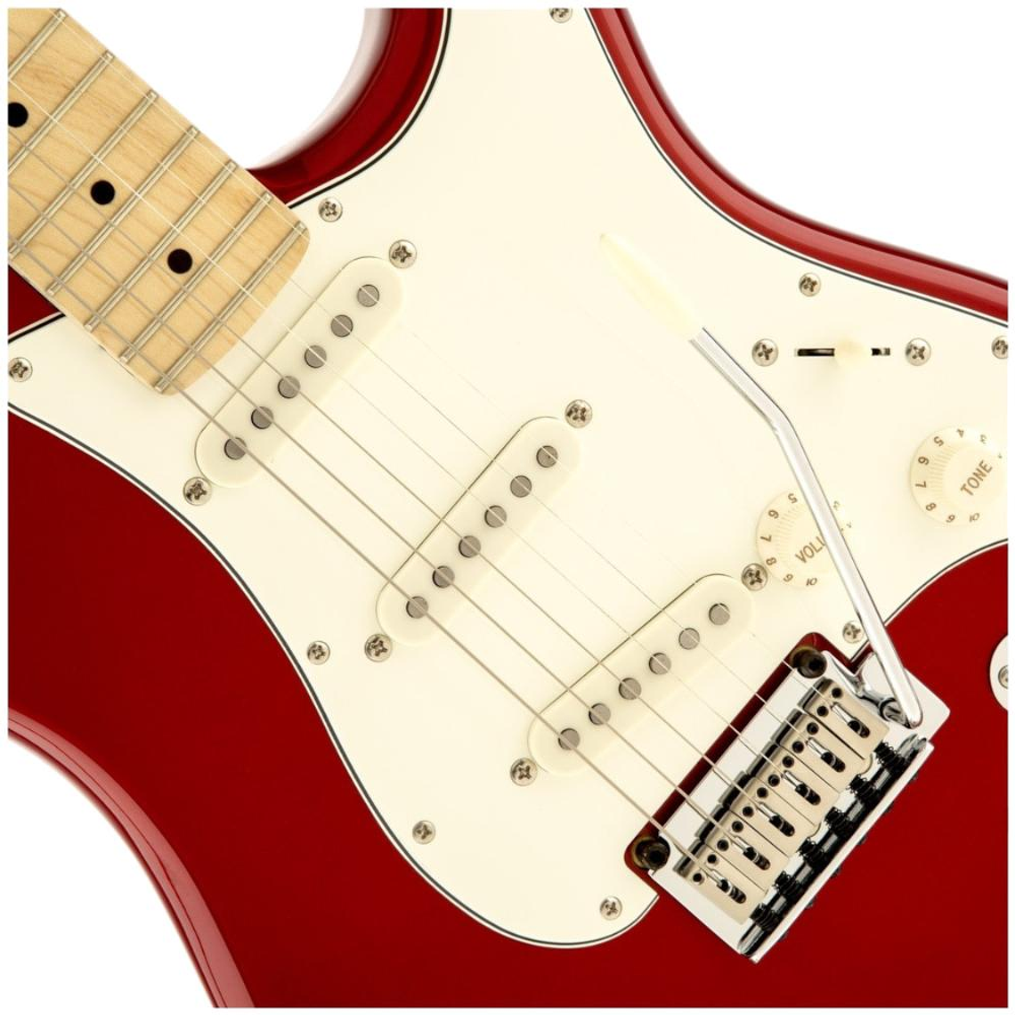 Guitarra Electrica Squier by Fender Strat MN Candy Red 2