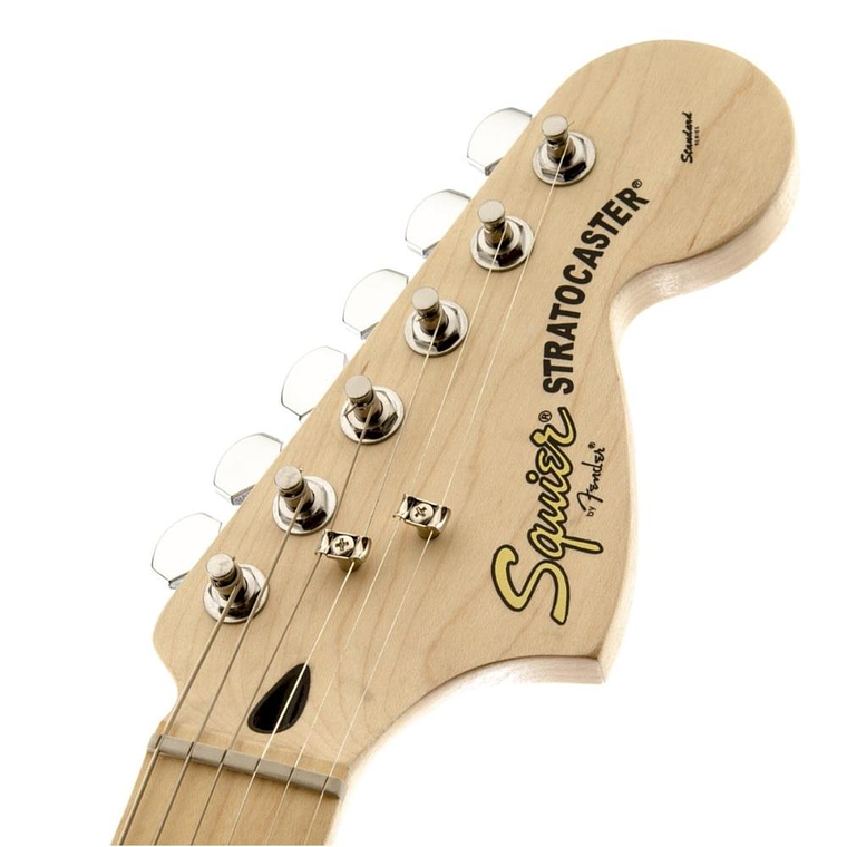 Guitarra Electrica Squier by Fender Strat MN Candy Red 4