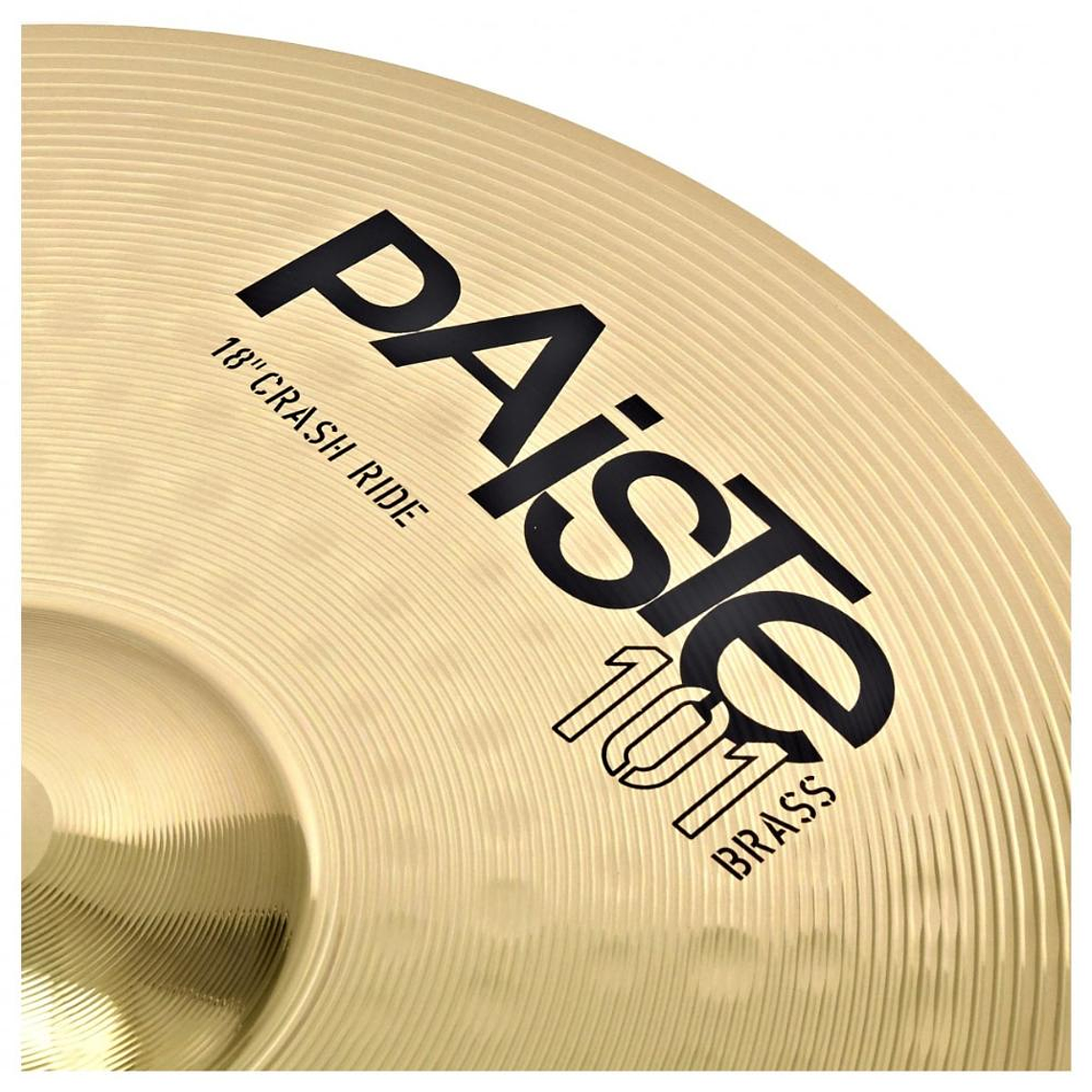 Platillo Crash/Ride de 18 pulgadas Paiste 101 Brass 18 2