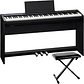 Piano digital Roland FP-30 con mueble, pedalera y sillin - Miniatura 1