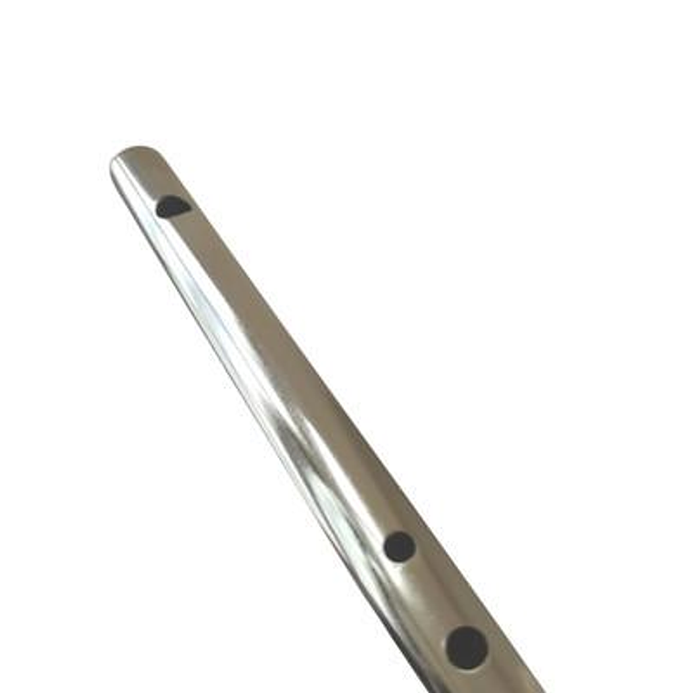 Pito de Banda Tradicional Mlion 7 Agujeros Cromado 2