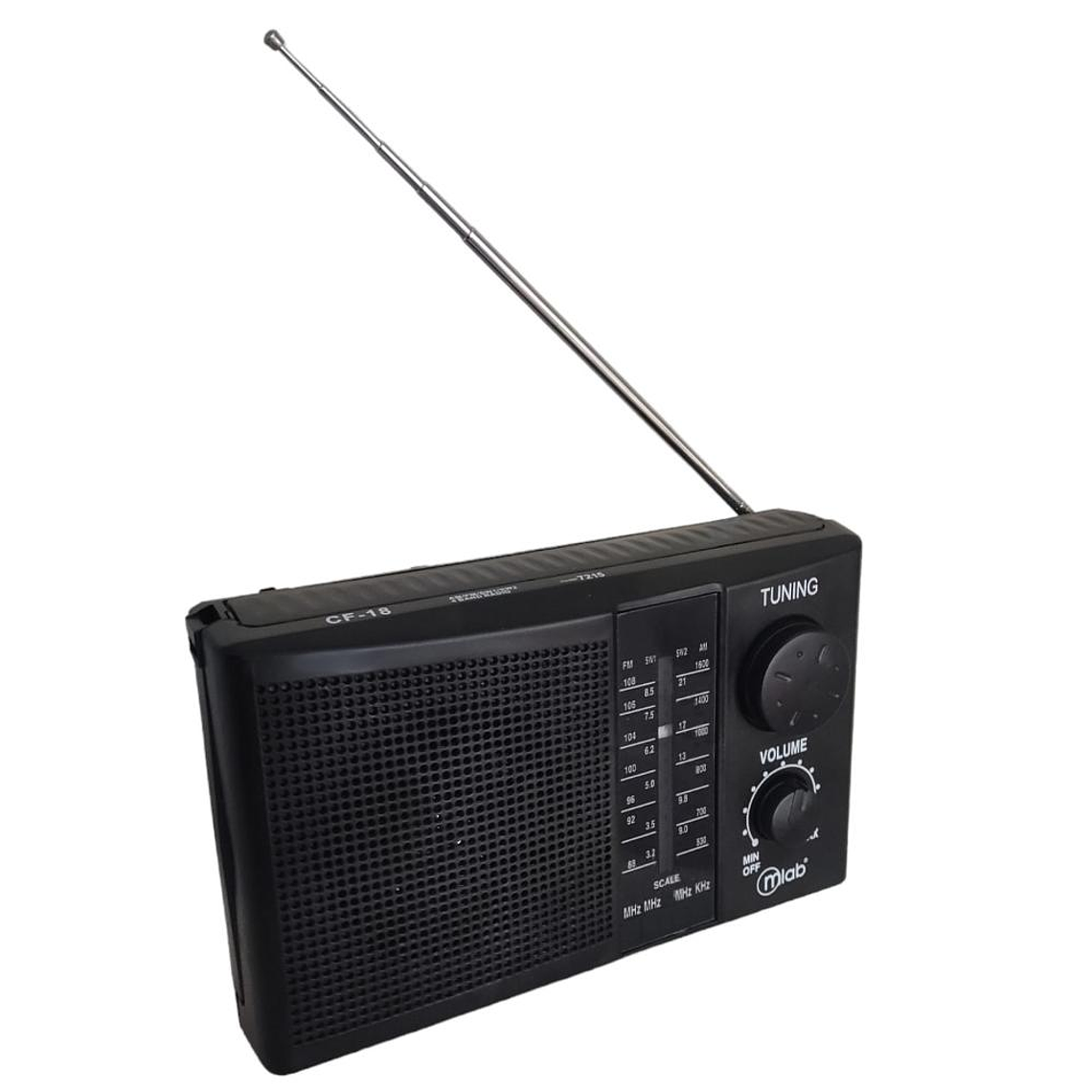 Radio Portatil 4 bandas Mlab CF-18 2