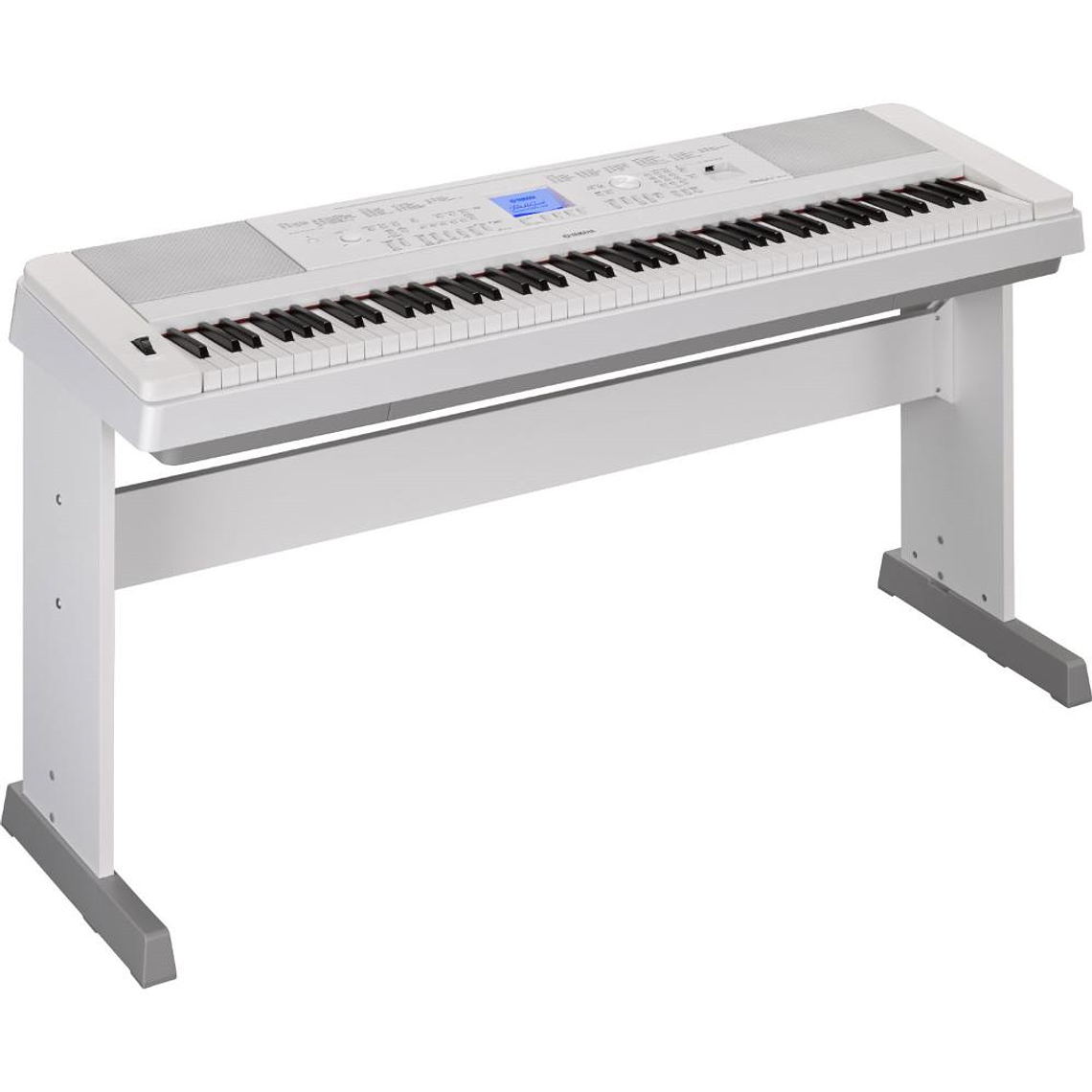 Piano digital Yamaha DGX-660 White 1