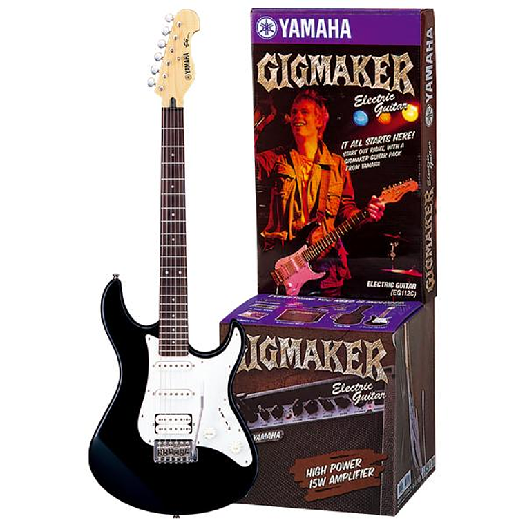 Set de Guitarra Electrica Yamaha EG112C Negro 1