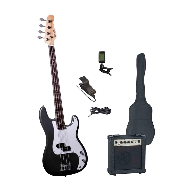 Set de bajo electrico Scorpion PSB-200 BK 1