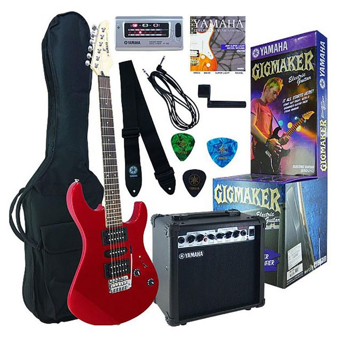 Set de guitarra electrica Yamaha Gigmaker ERG121GPII-MR 1