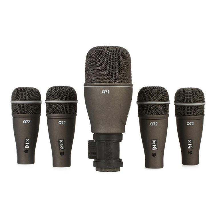 Set de microfonos para bateria Samson DK705 3