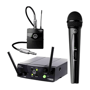 Set Inalambrico Vocal/Instrumento AKG WMS40 MINI DUAL MIXED SET
