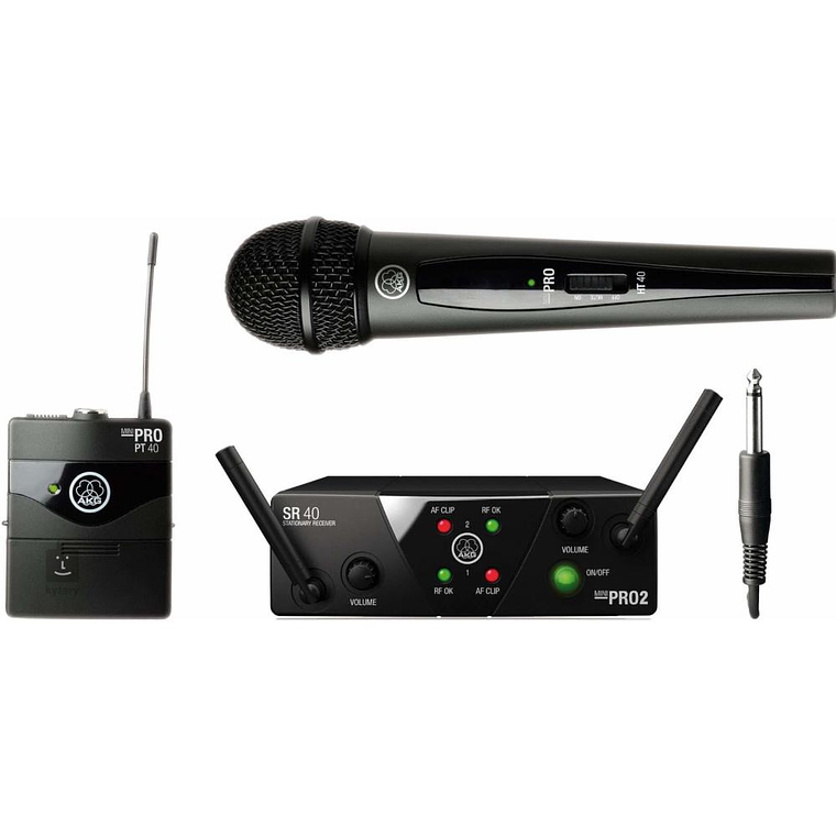 Set Inalambrico Vocal/Instrumento AKG WMS40 MINI DUAL MIXED SET 2