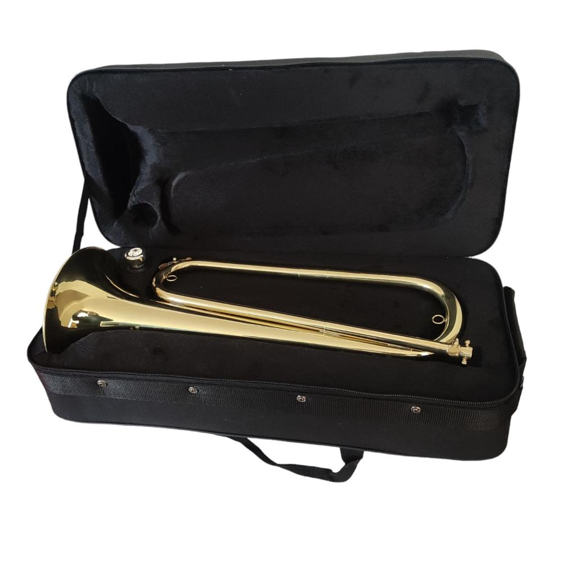 Corneta de Banda Bb Dorada Etinger MMCC-100 4