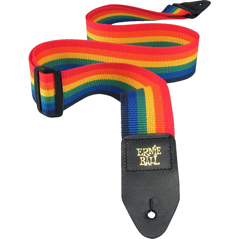 Correa bajo y guitarra Ernie Ball Polypro Rainbow P04044 1