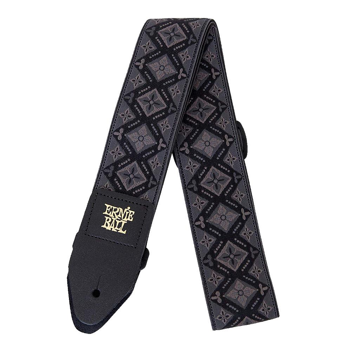 Correa guitarra Ernie Ball Jacquard Regal Black P04093 1