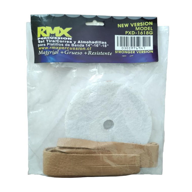 Correas c/almohadillas de Platillos Banda RMX PDX-1618G 2