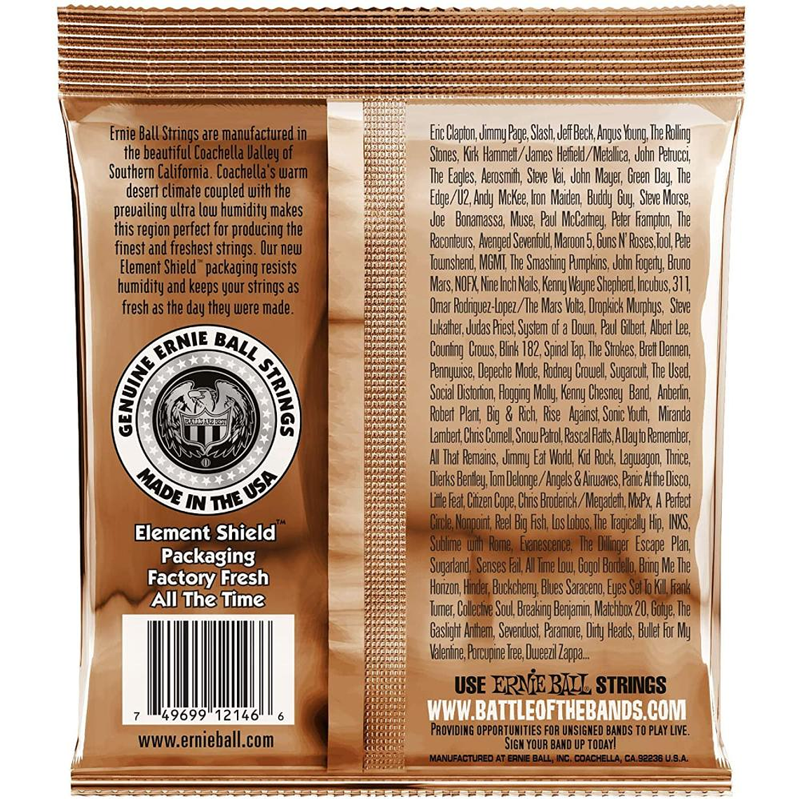 Cuerdas para guitarra acustica Ernie Ball P02146 2