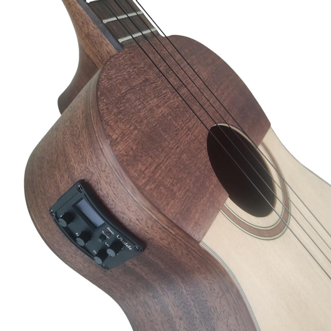 Cuatro Electroacustico Accacia CUATROV-ELEC C/CASE 2