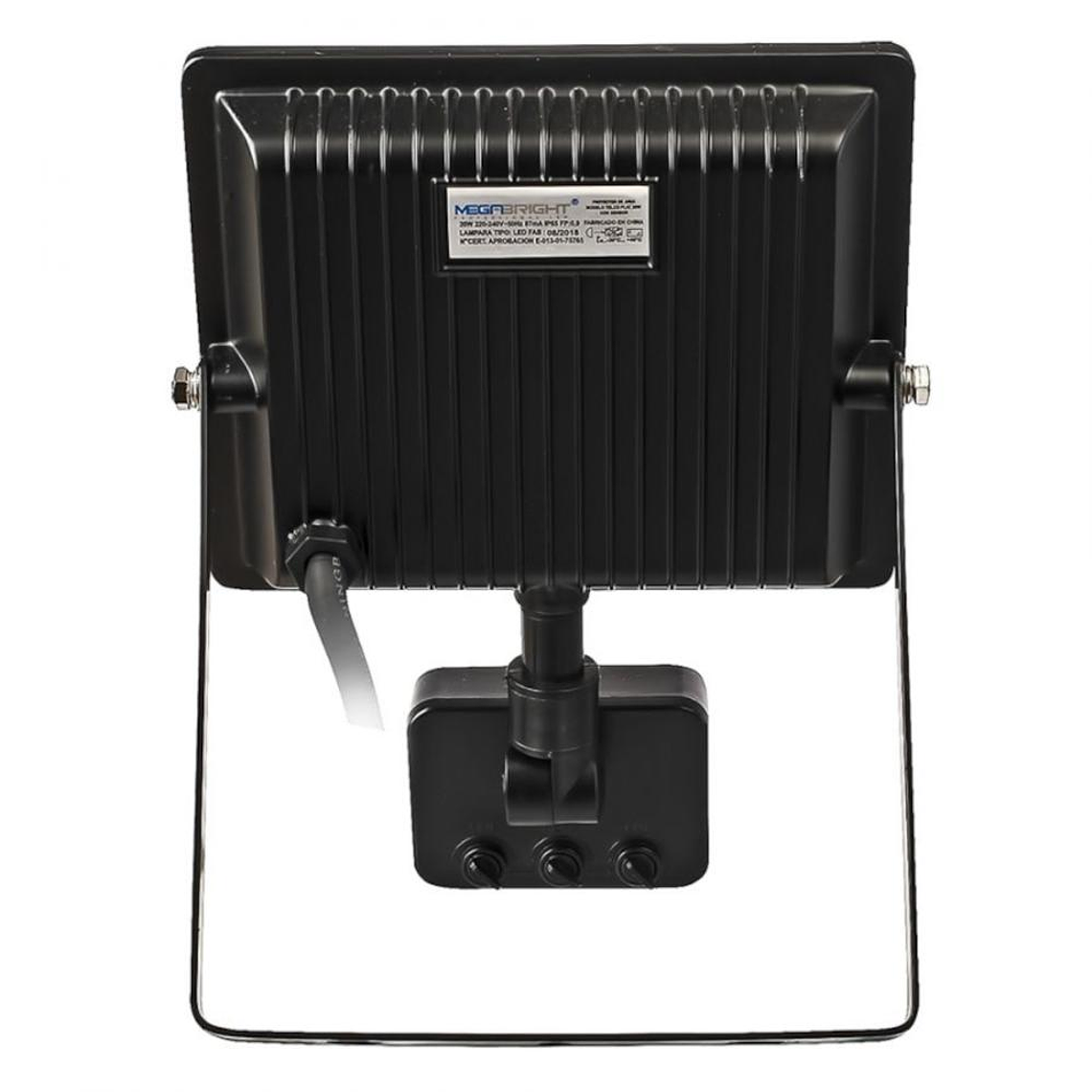 Foco proyector LED Megabright Telco Flat 30W con sensor 3