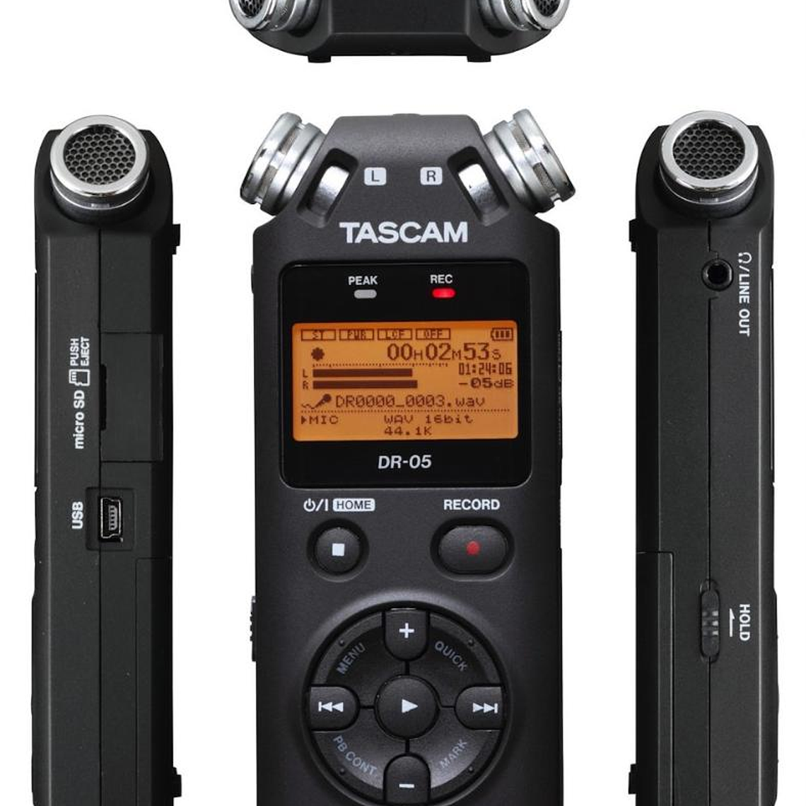 Grabadora de Audio Portatil TASCAM DR-05 2