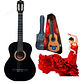 Guitarra Acustica 30'' Sevillana 08454 Black - Miniatura 2