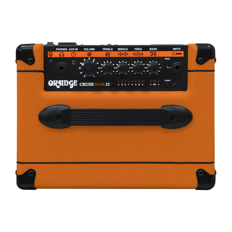 Amplificador Combo Bajo Orange Crush Bass 25 3