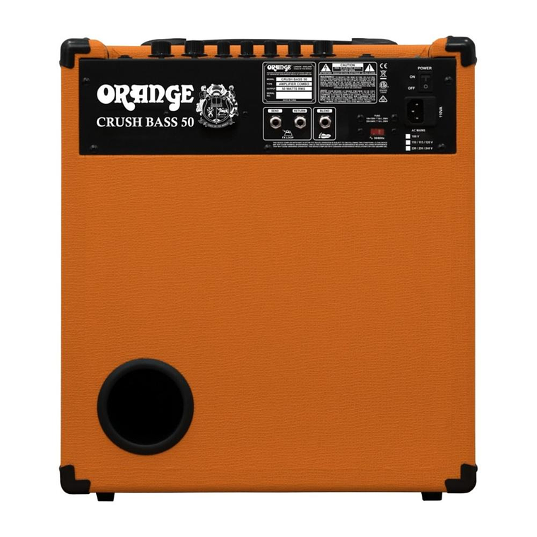 Amplificador Combo Bajo Orange Crush Bass 50 4