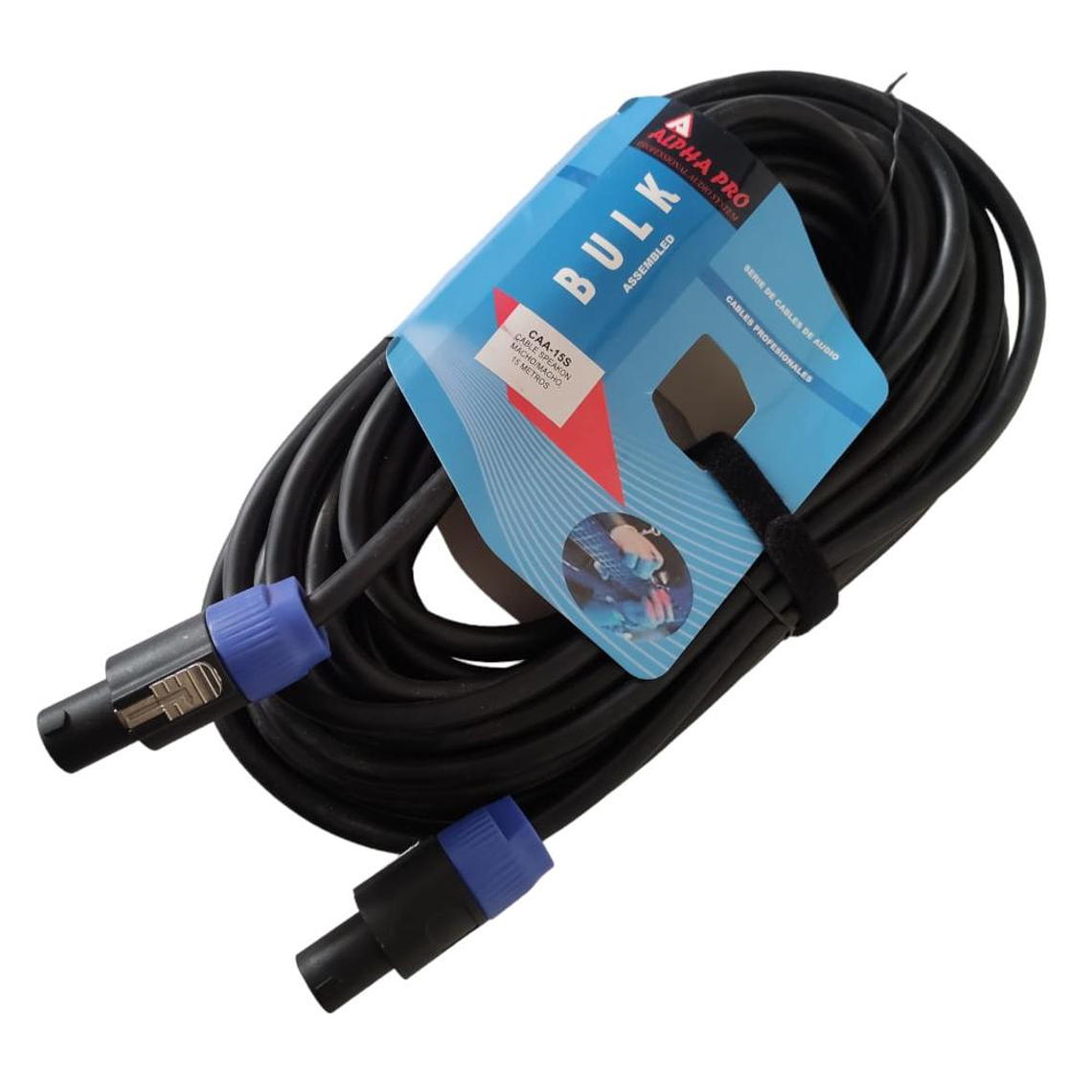 Cable Speakon-Speakon 15 mts Alpha Pro BULK CAA-15S 1