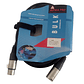 Cable XLR Microfono/Audio 10mt Alpha Pro BULK CAA-710 - Miniatura 2