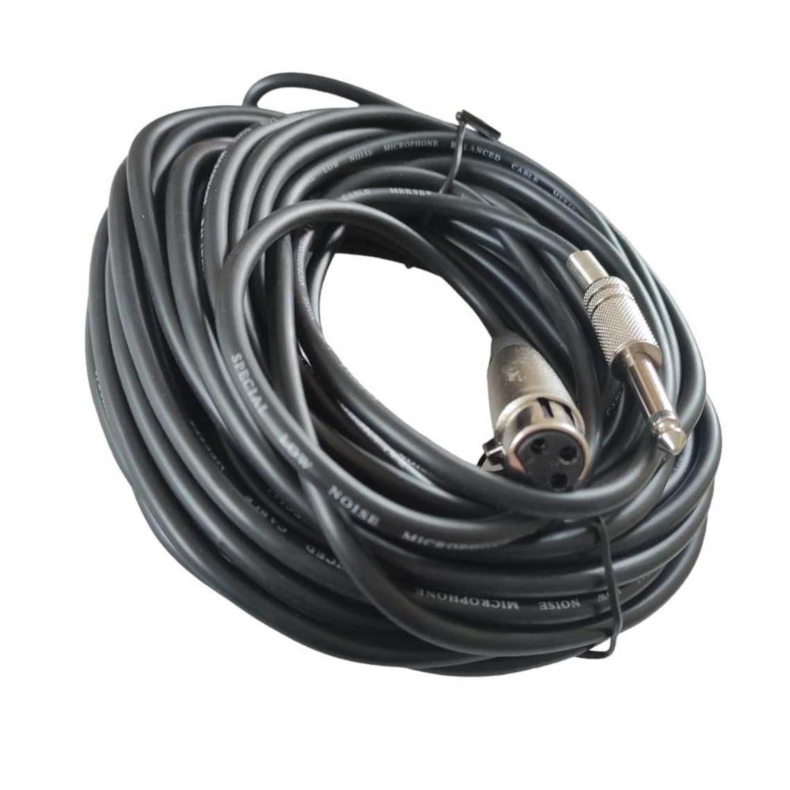 Cable XLR hembra-Plug 6,3mm de 15mt Mekse MC-84/50FT 1