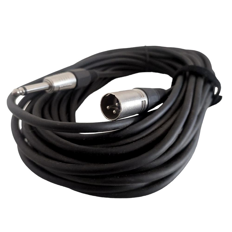 Cable XLR-Plug 6,3mm de 10mt Alpha Pro BULK CAA-609 1