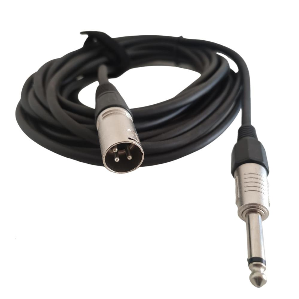 Cable XLR-Plug 6,3mm de 5mt Alpha Pro BULK CAA-605 1