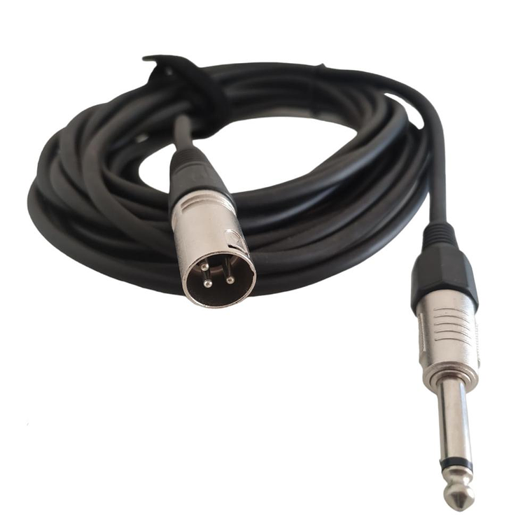 Cable XLR-Plug 6,3mm de 5mt Alpha Pro BULK CAA-605 1