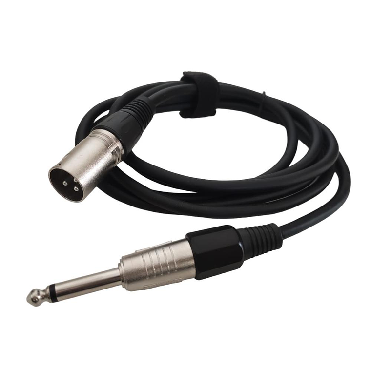 Cable XLR-Plug 6,3mm de 2mt Alpha Pro BULK CAA-602 1