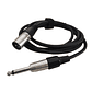 Cable XLR-Plug 6,3mm de 2mt Alpha Pro BULK CAA-602 - Miniatura 1